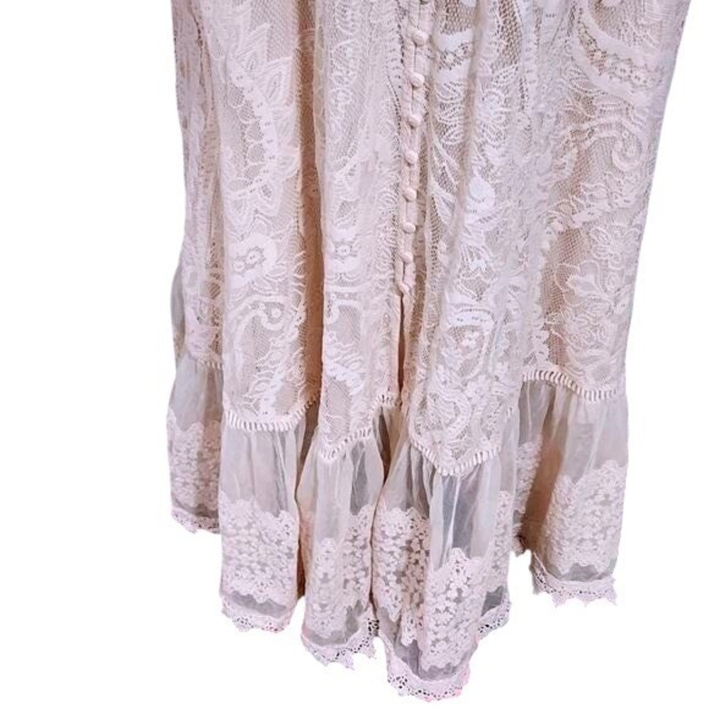 torrid Blush Pink Lace Maxi Dress - Picture 11 of 12
